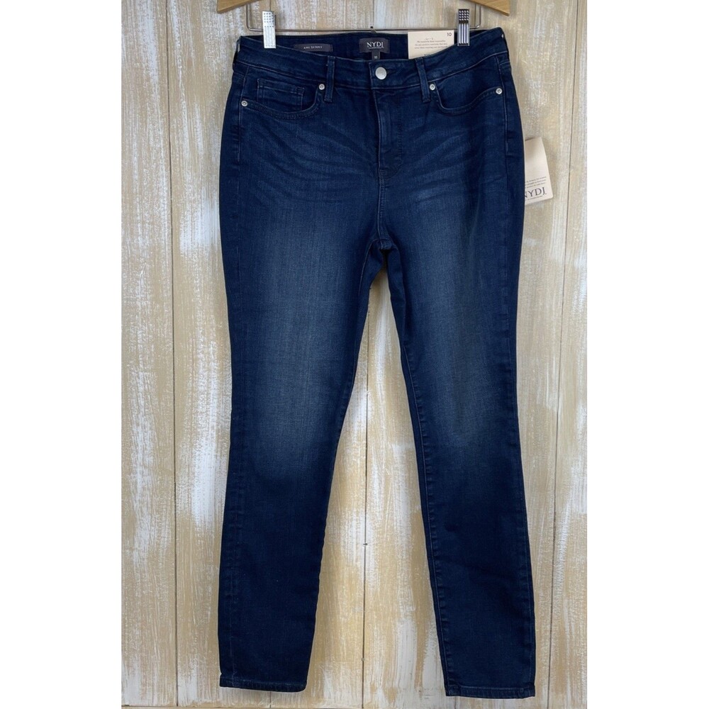 NYDJ Ami Skinny Pilar Women's Jeans Blue Denim Size 10 Lift Tuck *NWT